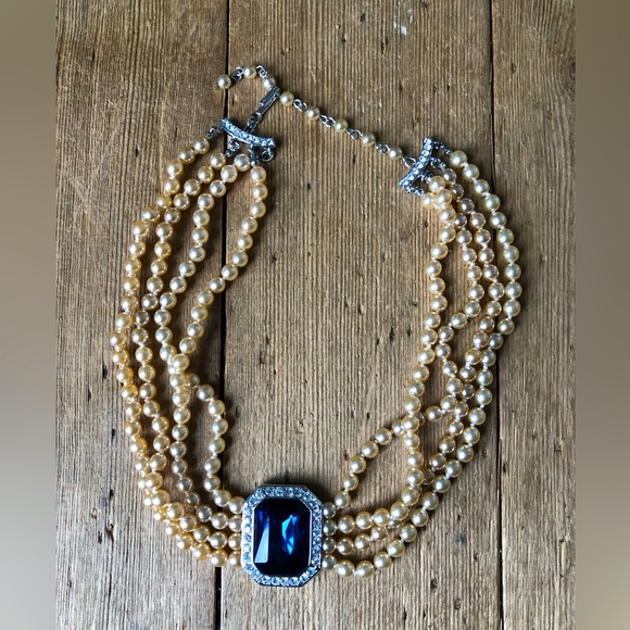 Vintage Jewelry - Kenneth Jay Lane Princess Diana - Faux Pearl Necklace